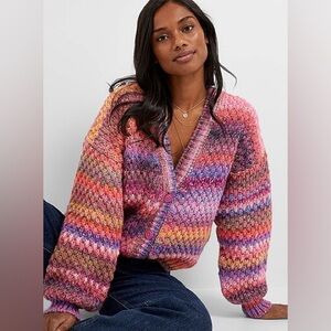 NWT- Brand new with tags Blue and Purple Knit Cardigan